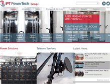 Tablet Screenshot of iptpowertech.com